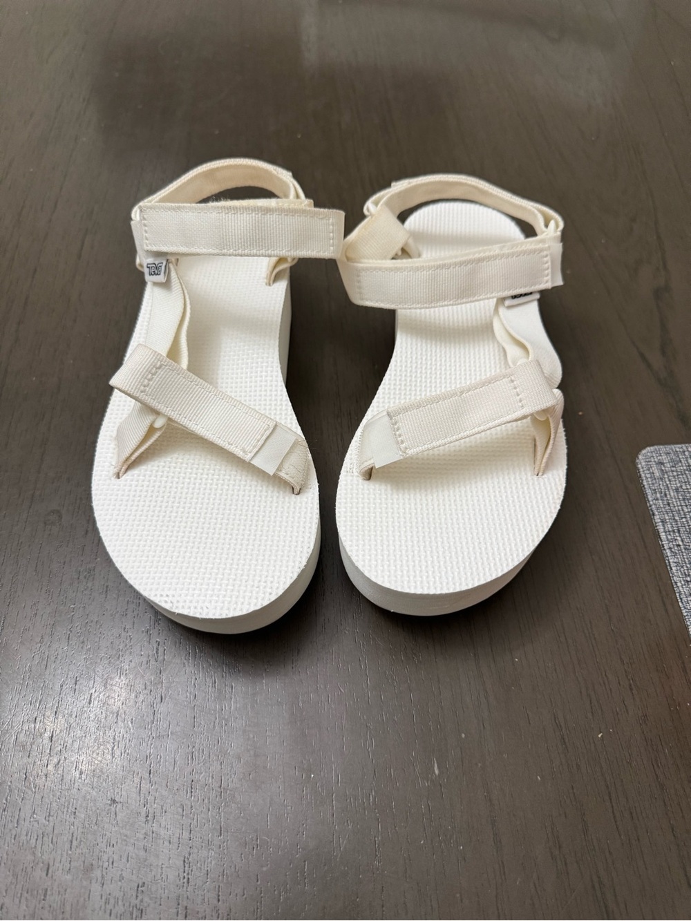 Teva Women's Platform Sandals in Off-White/Cream